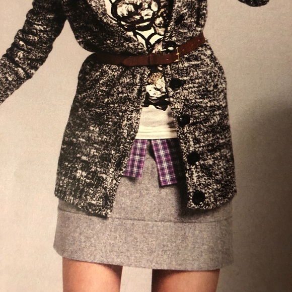 J. Crew Factory Skirts J Crew Wool Mini Skirt Poshmark